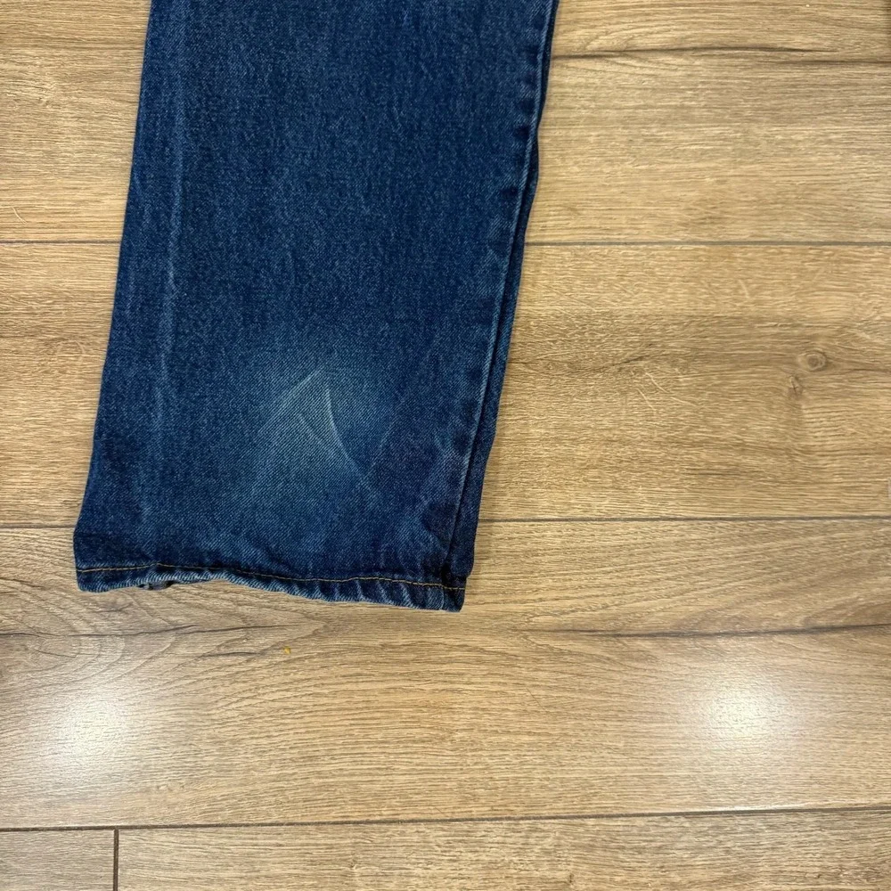 Rustler Jeans Mens 36x34 Straight Leg Dark Wash Denim‎ Pants Workwear Casual